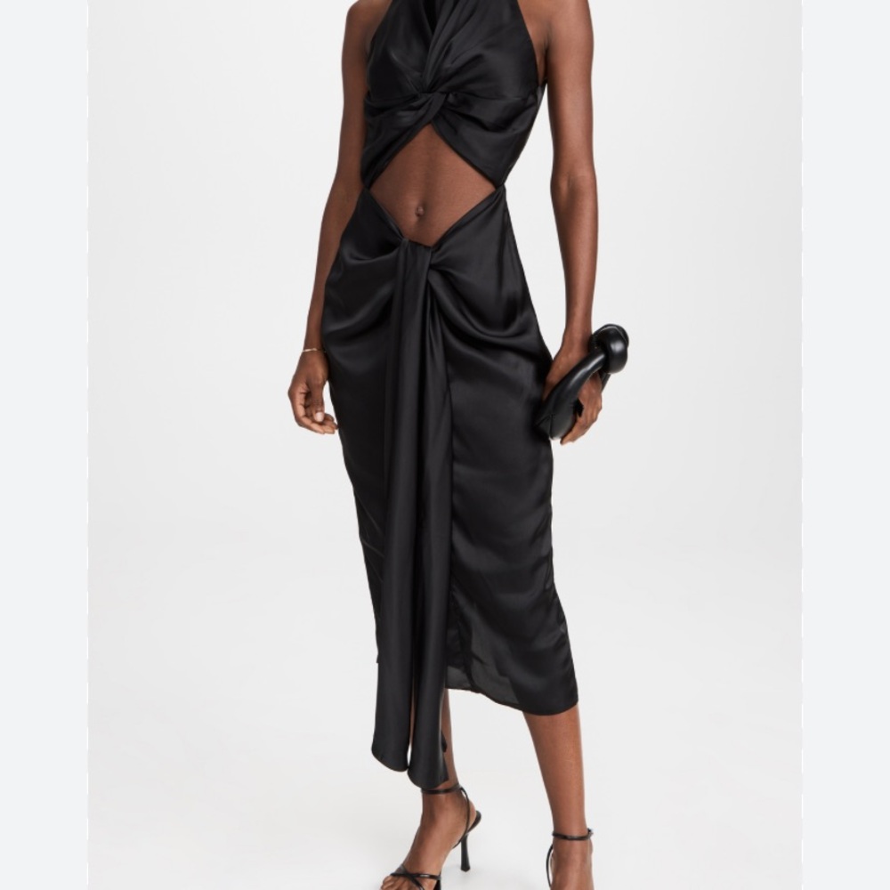 Andrea Iyamah Reni Dress: Black Sz. Small